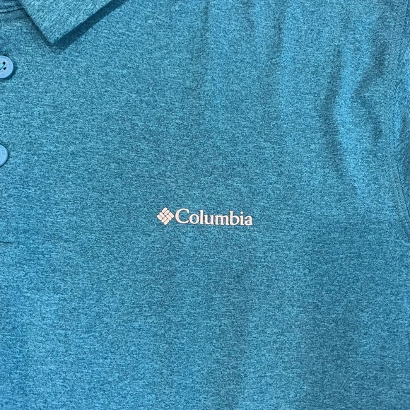 Columbia Omni-Wick Turquoise Polo, Very Good Condition, Size XL - Picture 9 of 9